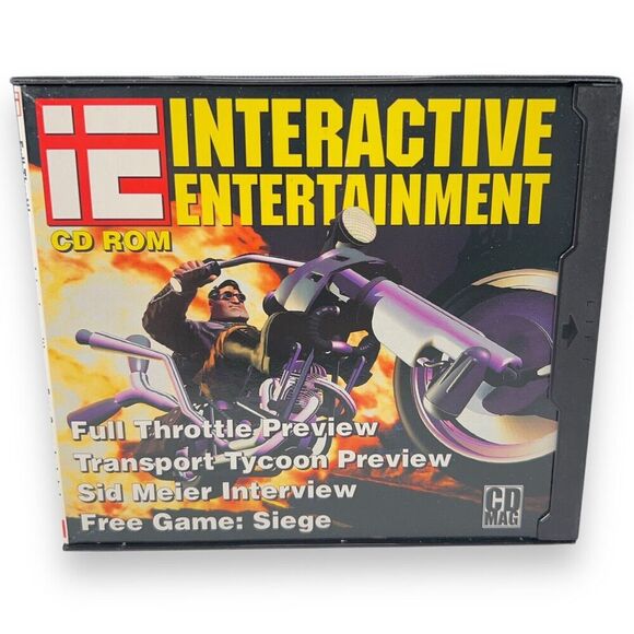 1994 IE Interactice Entertainment 7 CD-ROM PC Seige Full Throttle Phantasmagoria